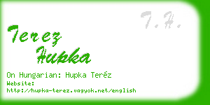 terez hupka business card